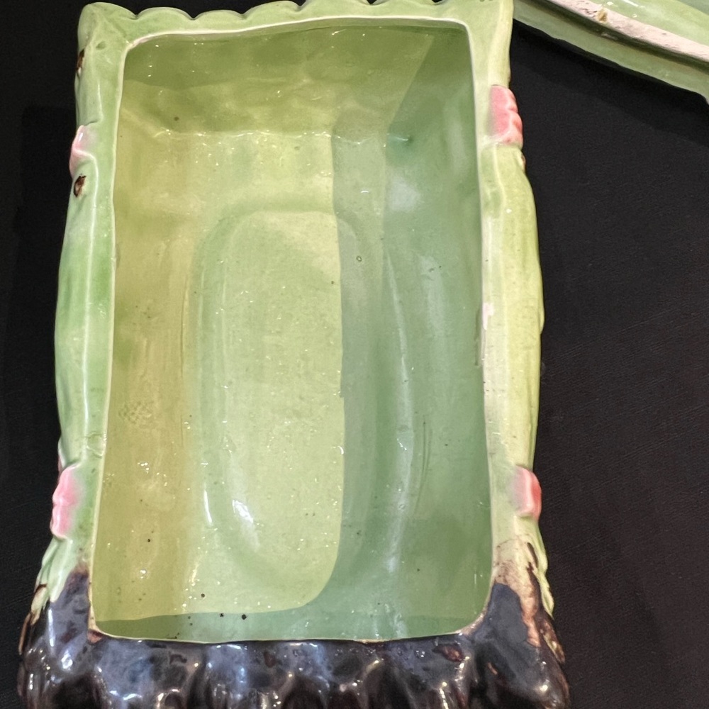 Continental Pottery Asparagus Box and Cover Soup Serving Dish Vintage - Picture 7 of 9